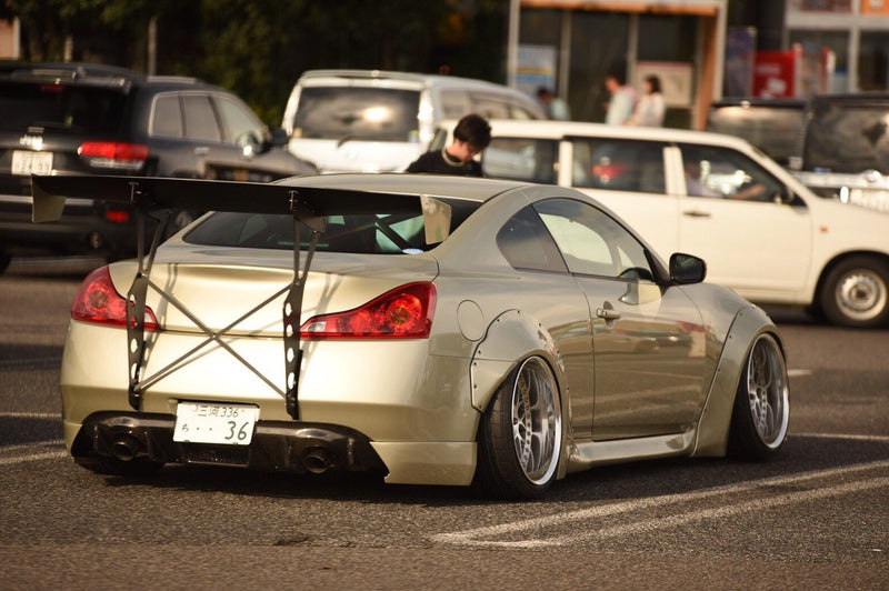 Battle Aero Infiniti G37 Coupe V3 Chassis Mount GT Wing