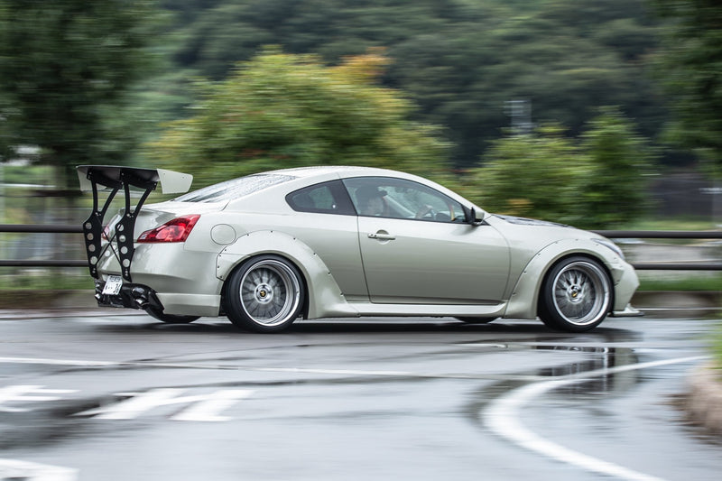 Battle Aero Infiniti G37 Coupe V3 Chassis Mount GT Wing