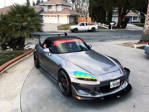 Battle Aero Force 2 (66") Carbon Fiber/FRP GT Wing Trunk Mount / Tall Stands