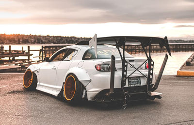 Battle Aero Mazda RX8 V4 Chassis Mount GT Wing