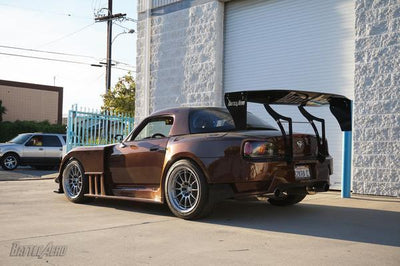 Battle Aero Honda S2000 Swan-Neck Chassis-Mount GT Wing - '00-'09 Honda S2000